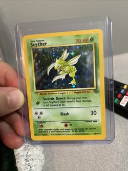 Pokémon TCG Scyther Jungle 10/64 Holo Unlimited Holo Rare