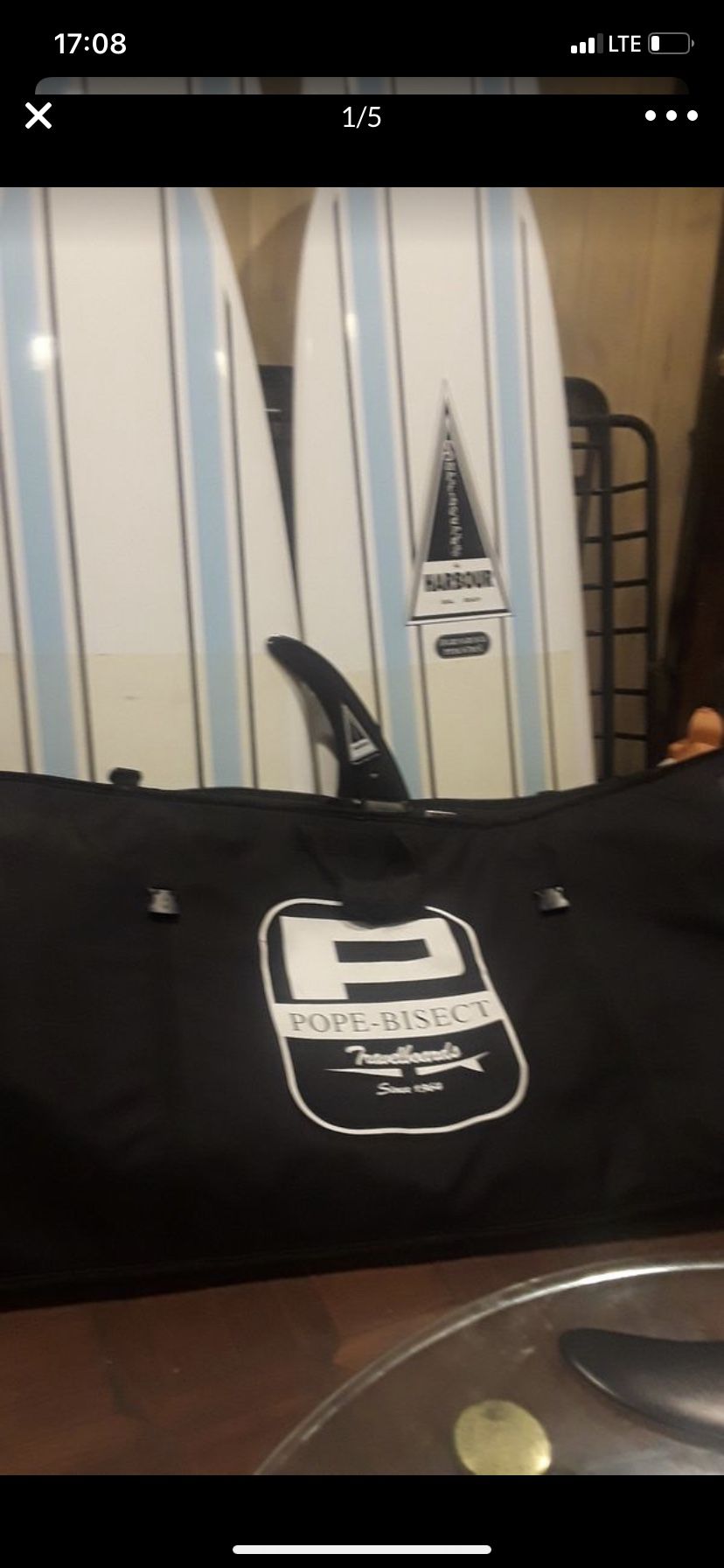 Harbour banana model, pope bisect travel longboard surfboard for