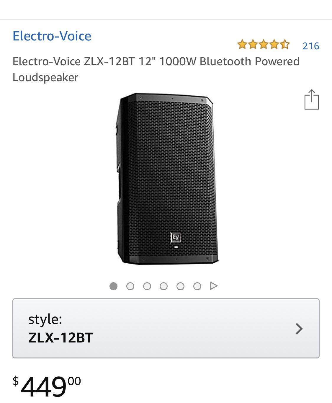EV Bluetooth speaker