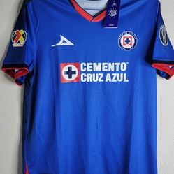 Pirma Mens 23/24 Cruz Azul Home Jersey Original Size Xl 2xl 3xl No Trade 