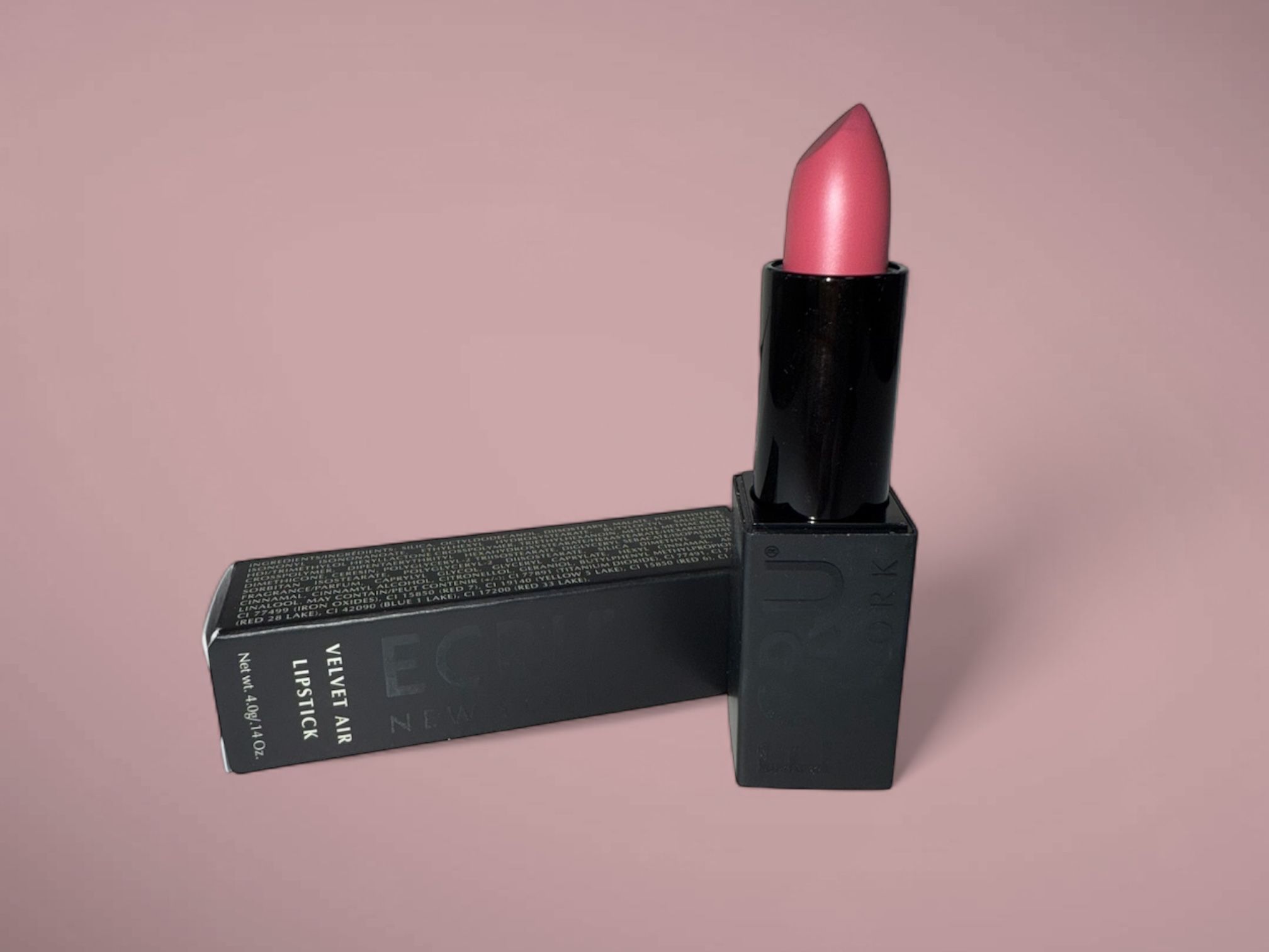 Ecru New York Velvet Air Lipstick Shade Dusty Rose Pink New Long Lasting Matte