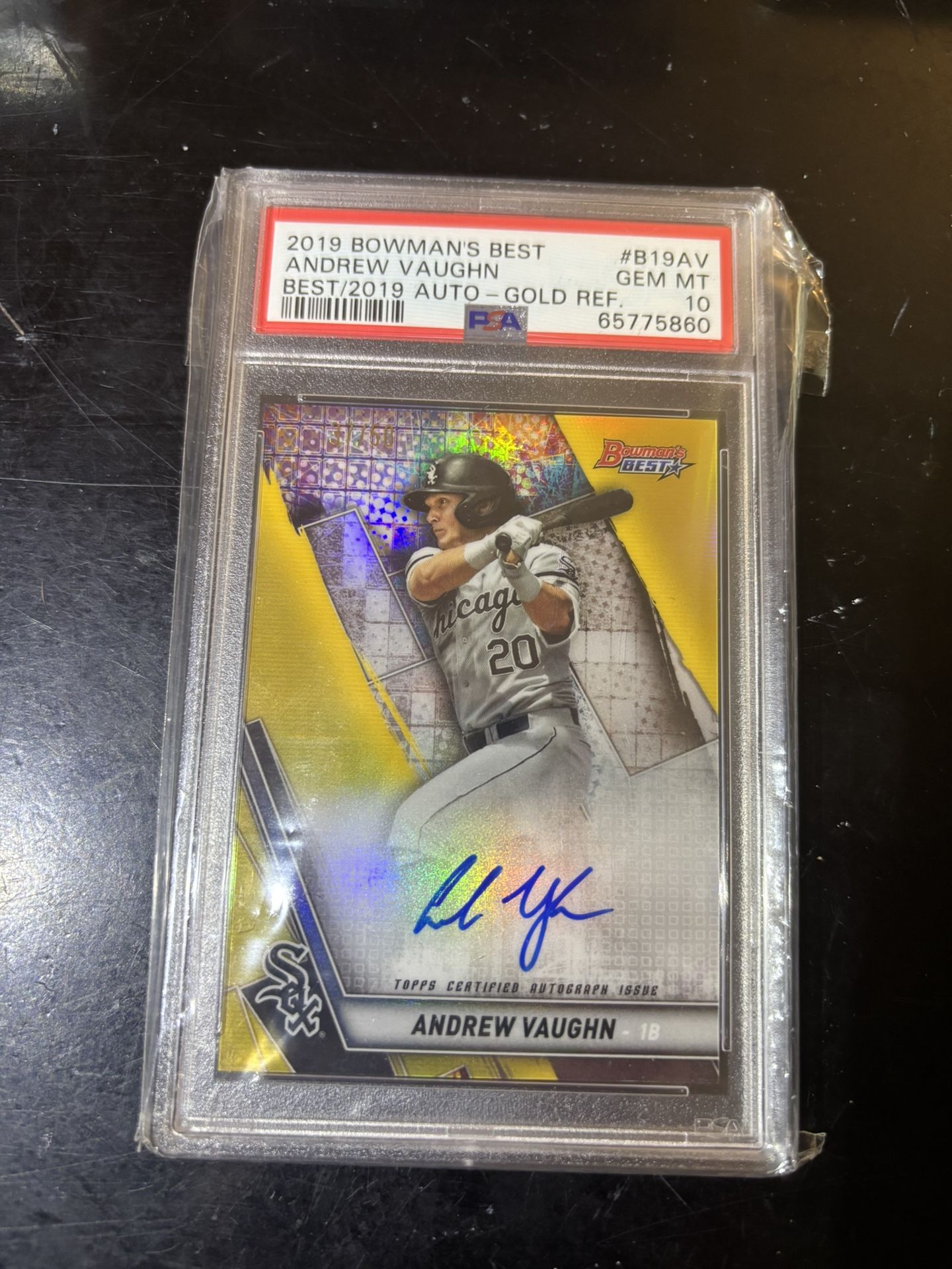 2018 Bowman Andrew Vaughn Auto PSA 10