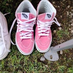 Pink Vans Size 4.5