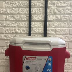 Coleman 16-Quart Performance Cooler with Wheels, Red