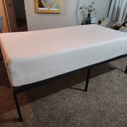 TWIN MATTRESS AND BED FRAME
