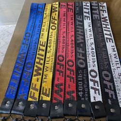 Off White Lanyards Available