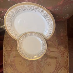 Elegant fine china dinnerware