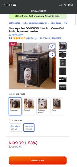 Hidden litter box
