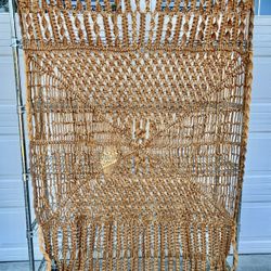Large Macrame Sliding Glass Door Covering