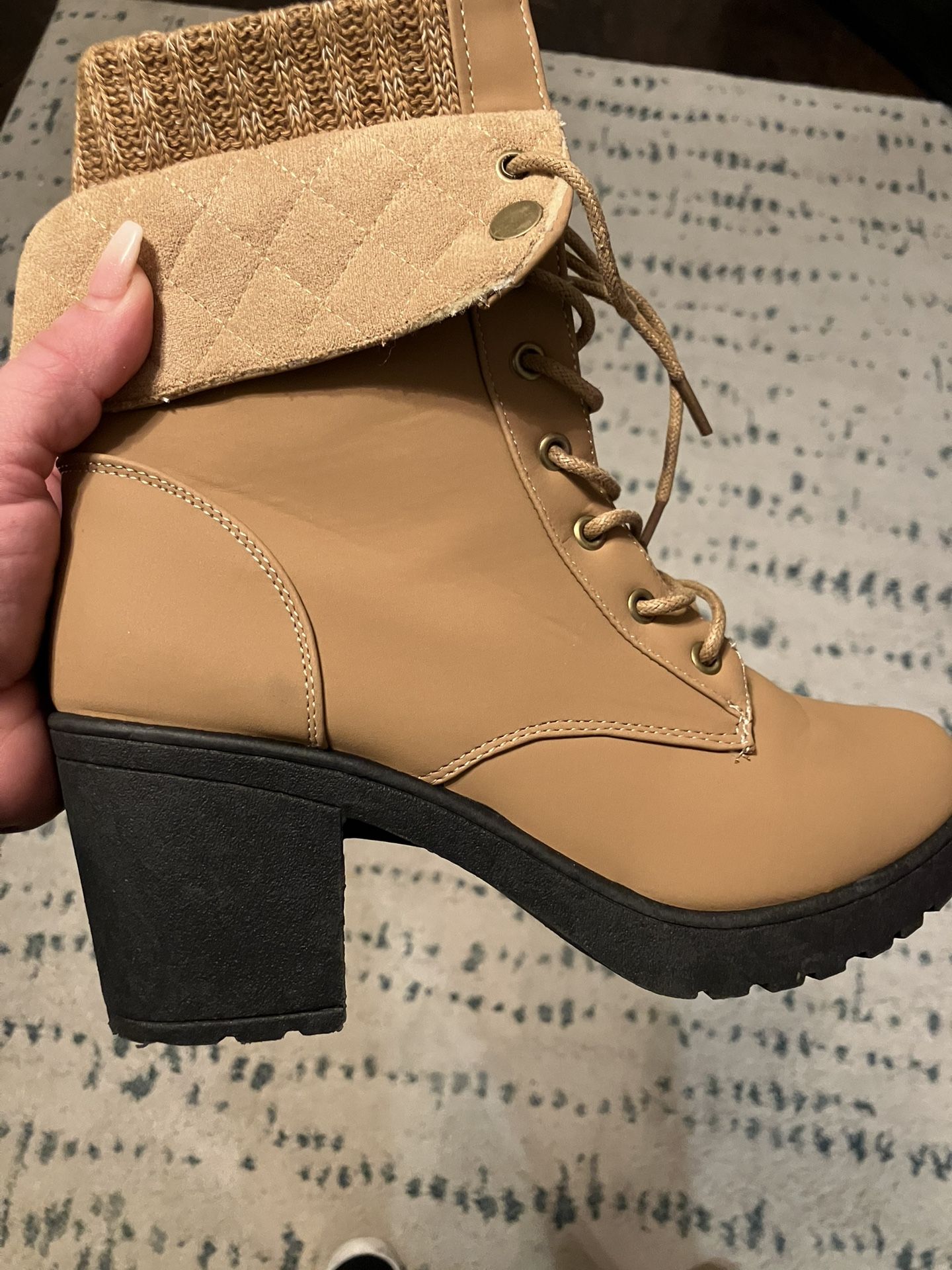Brown Timberland Type Boots