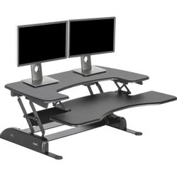 Standing Desk - VariDesk Pro Plus 36 - Adjustable Desk Converter with 11 Height Settings - Laptop Sit Stand Desk Riser