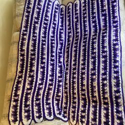Hand crochet blanket