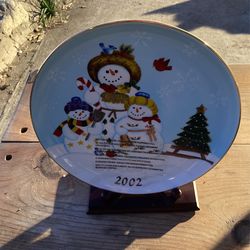 Snowbell Collectible Plate Party Lite