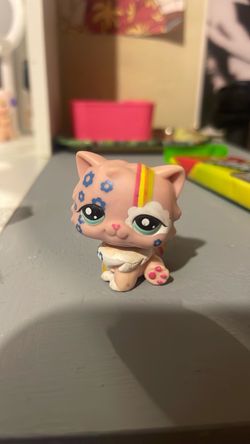 LPS Pink rainbow cat