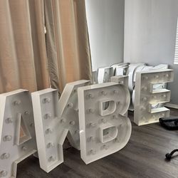 Brand new Marquee numbers and letters