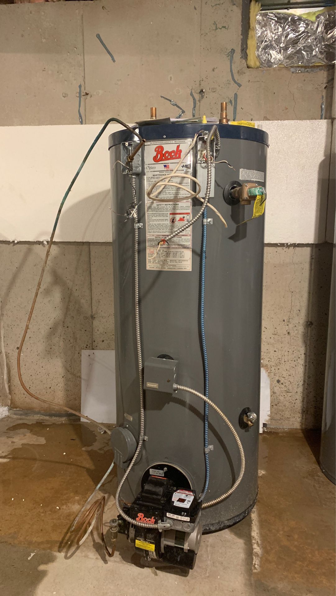 Bock Oil Hot water heater