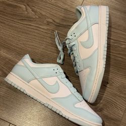 NIKE DUNK LOW RETRO WHITE/GLACIER BLUE BLANG/BLEU GLACIER Size11