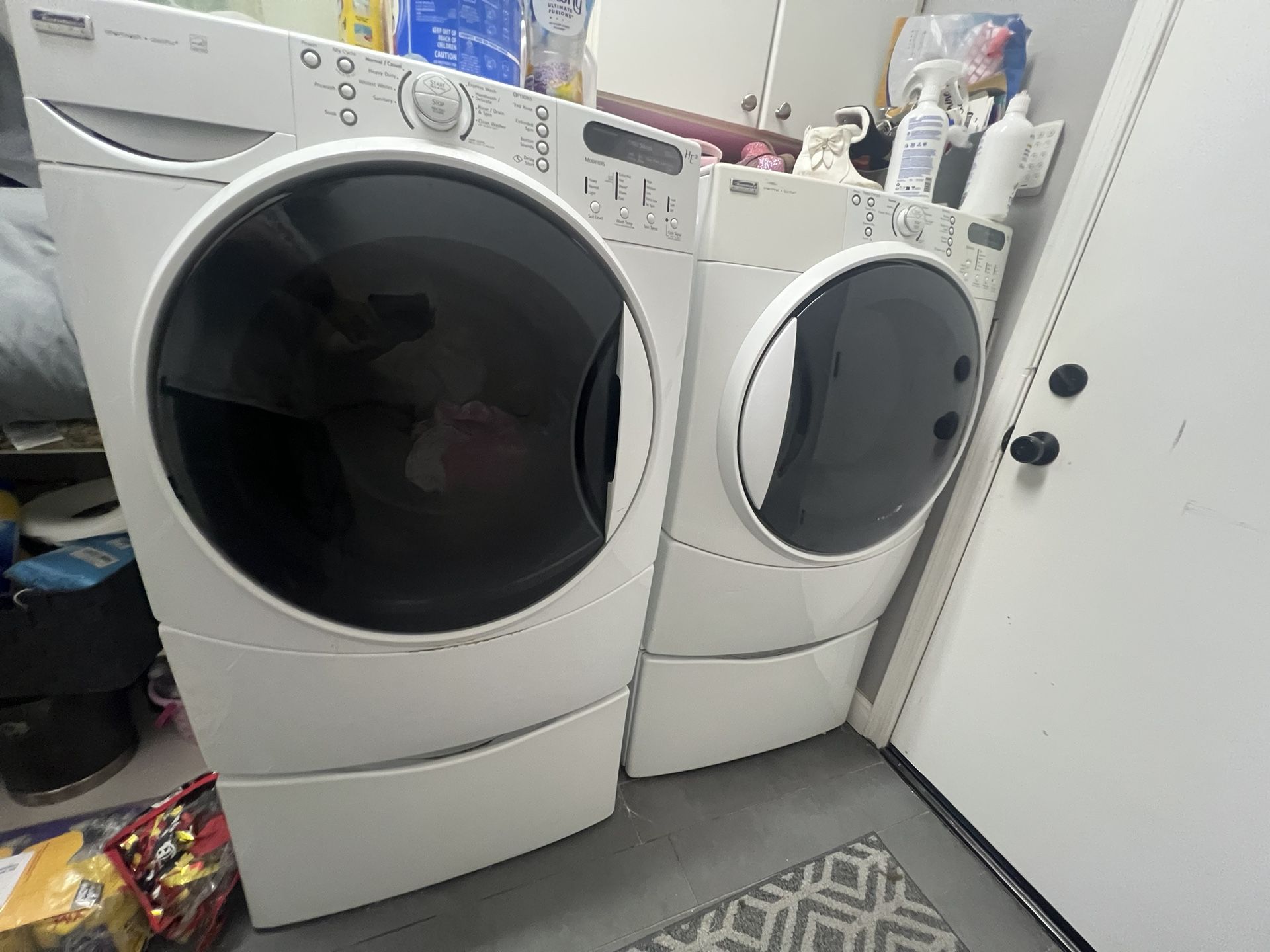 KENMORE ELITE SMART WASH QUIETPAK4 WASHER & DRYER COMBO