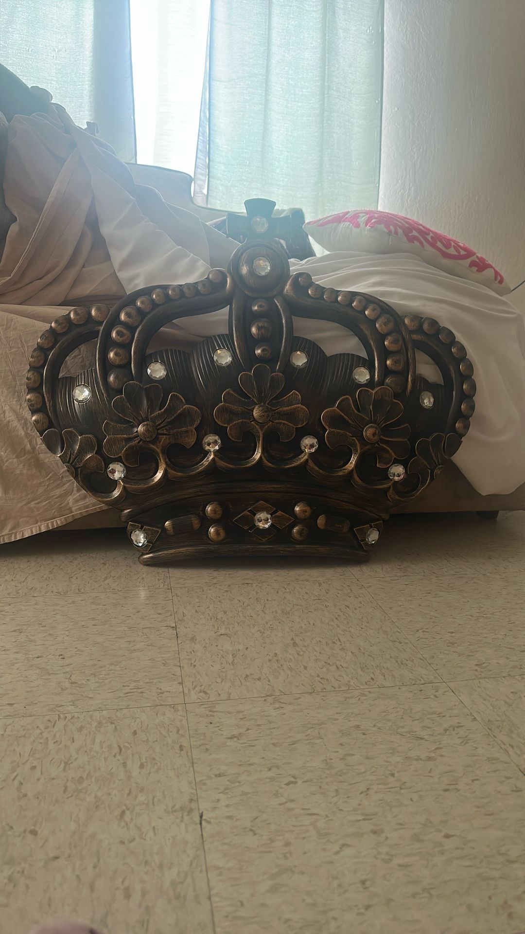 Large Wall Mounted Plastic Crown