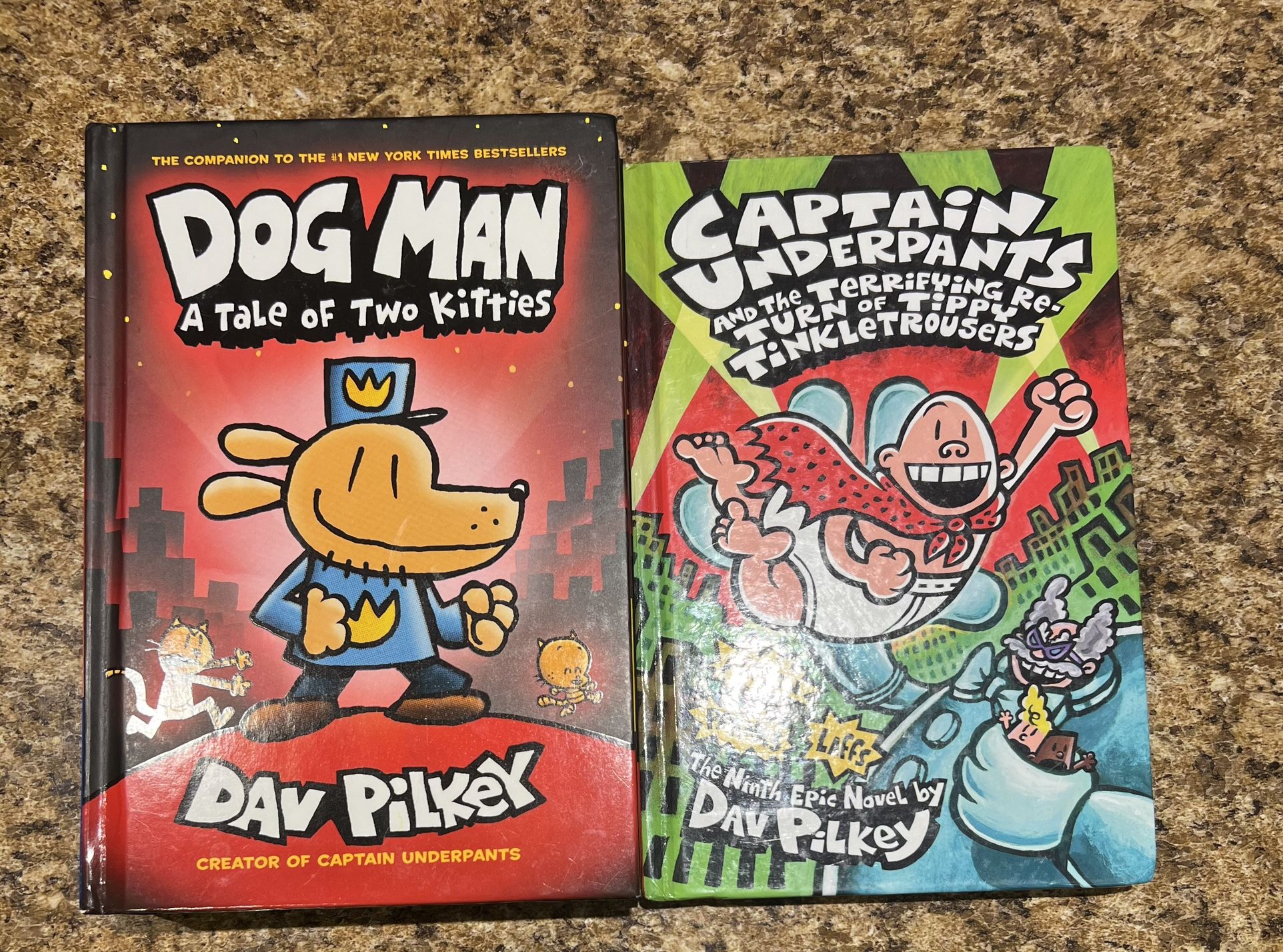 Dog Man And Captain Underpants Books Like New