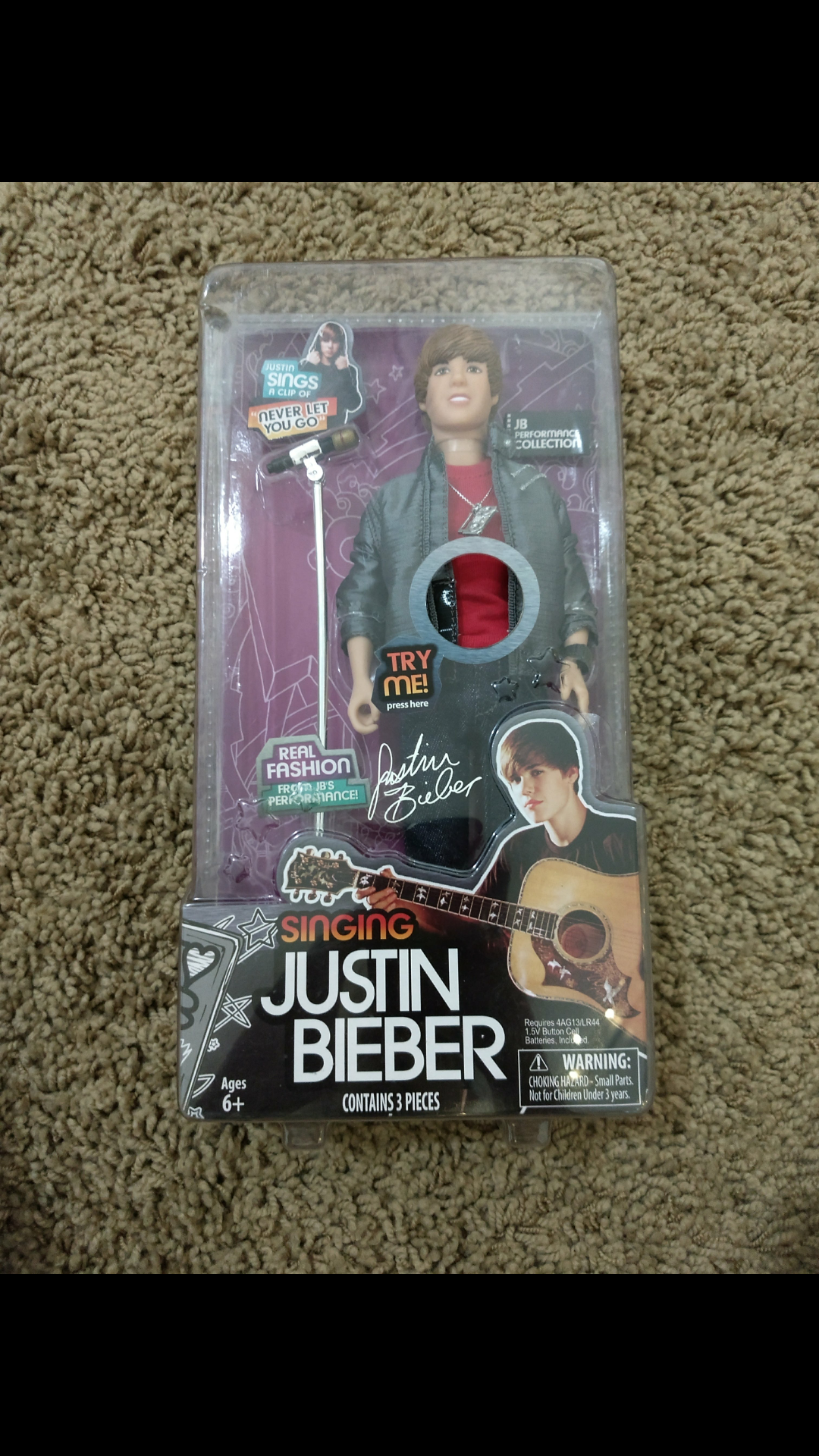 Justin Bieber Singing Doll