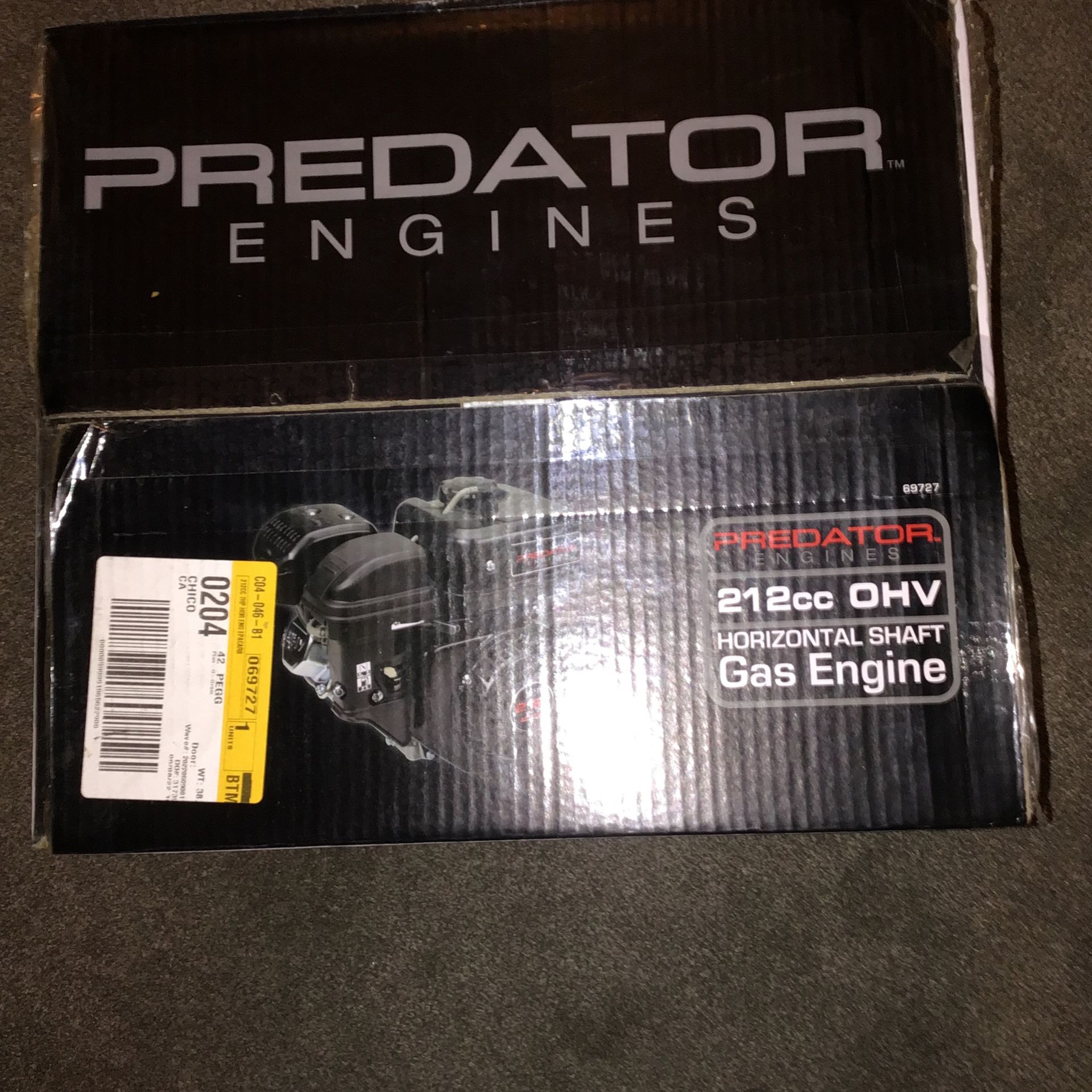 Predator Engine 212cc