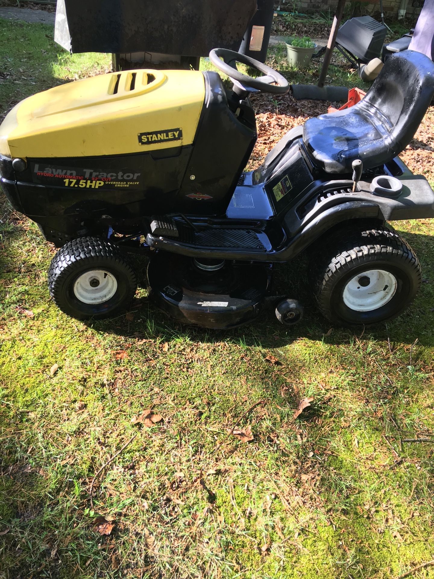 Stanley riding mower