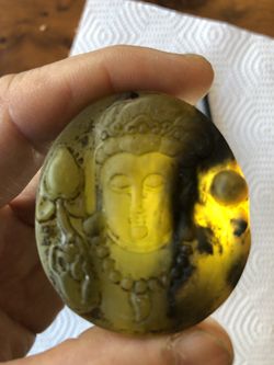 Jade pendant Guanyin Please check my other items