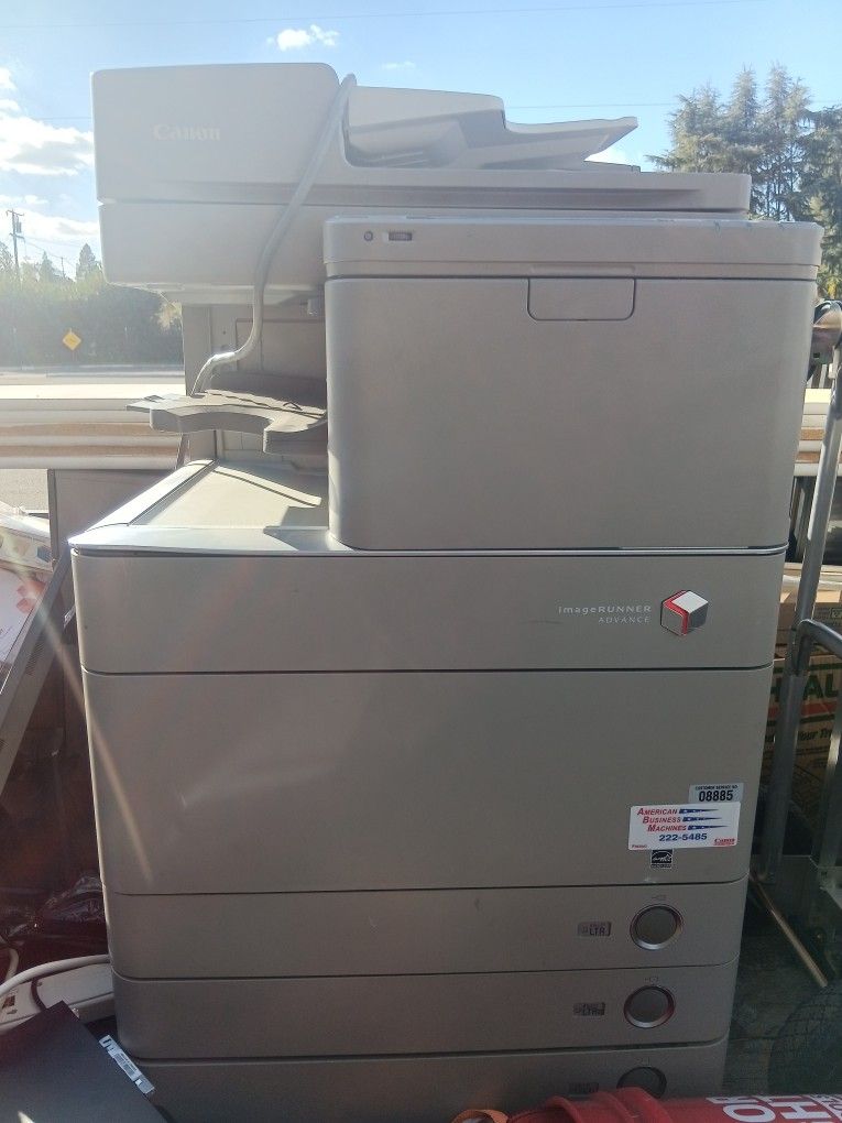 Two Printers/Copy Machine And Fax Machine