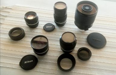 Lot of Fast non-AI Nikkor lenses