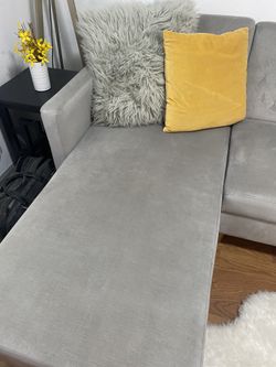 Light Gray Sectional / Reversible 