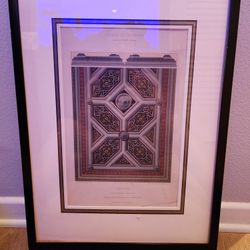 Framed Antique Print