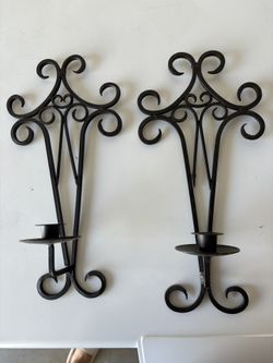Iron Candlesticks