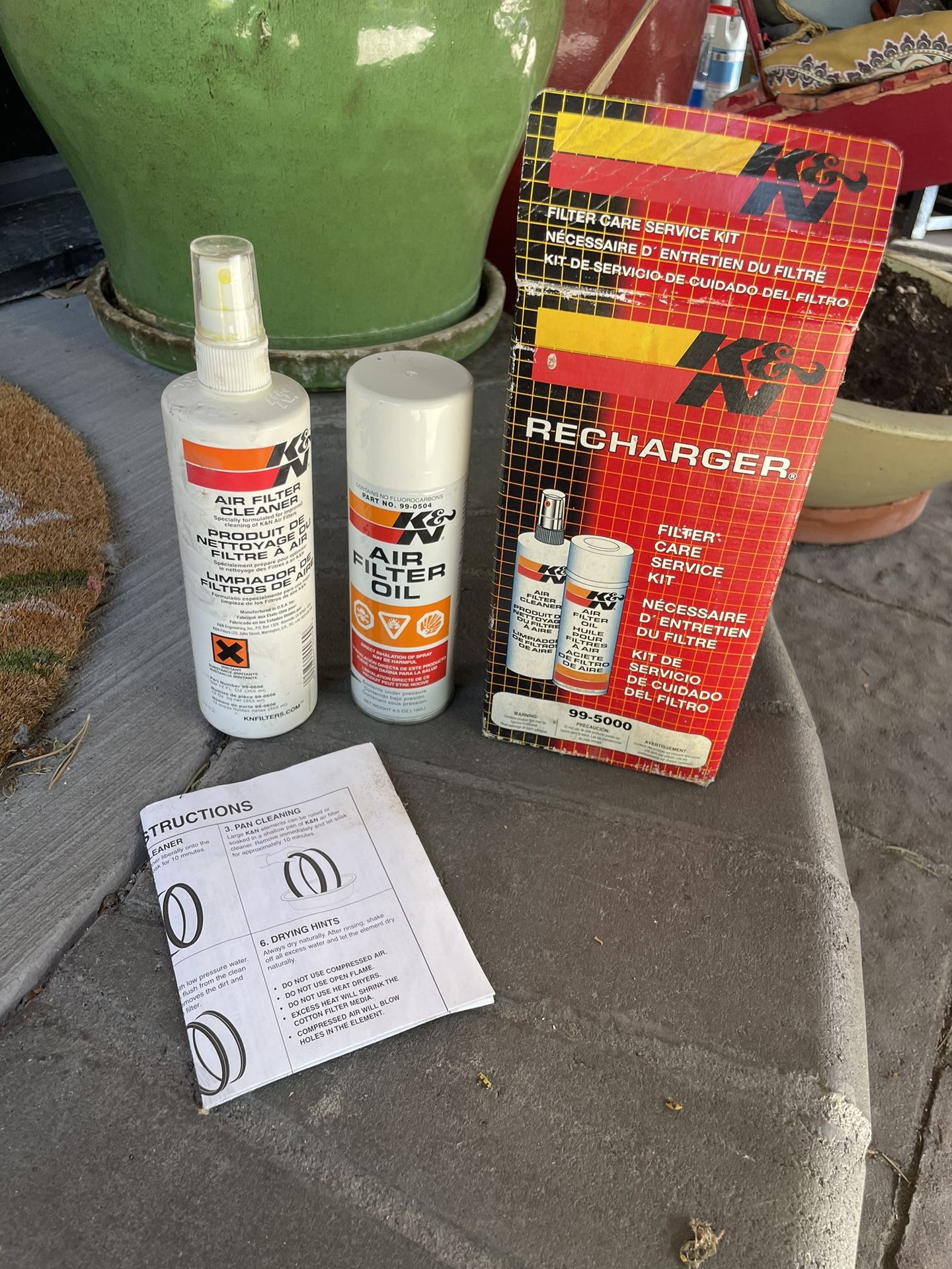 K&N Filter Care Service Kit 