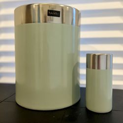 Nicole Miller Signature Bathroom Trash Can & Tumbler Set