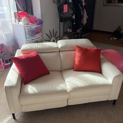 Leather Power LoveSeat Recliner