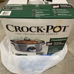 Crock-Pot 6 Quart Cook Opened Box