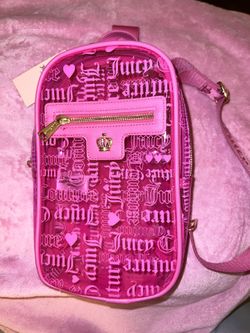 Rare Clear Hot Pink Juicy Couture Crossbody Purse