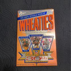 WHEATIES NFL SUPER BOWL BOX