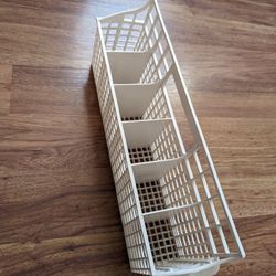 Genuine White Dishwasher Silverware Cutlery Basket - 4 Compartments - OEM