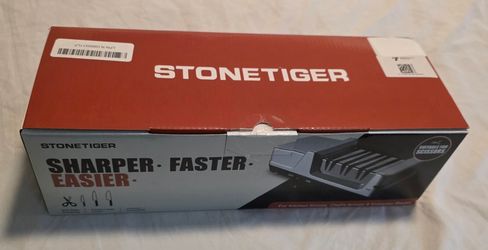 StoneTiger Electric Knife and Scissor Sharpener with Crude, Fine, and Polish St1