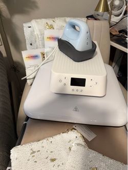 🔥 Craft Business Starter Bundle – HTVRONT Auto Heat Press + Cricut Mini