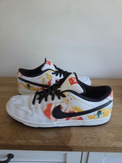 Nike SB Dunk Low Raygun Tie-Dye White size 17