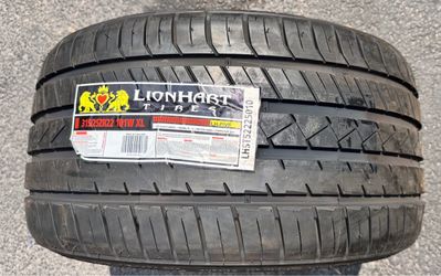 Single (1) 315 25 22 Lionhart Performance Tire