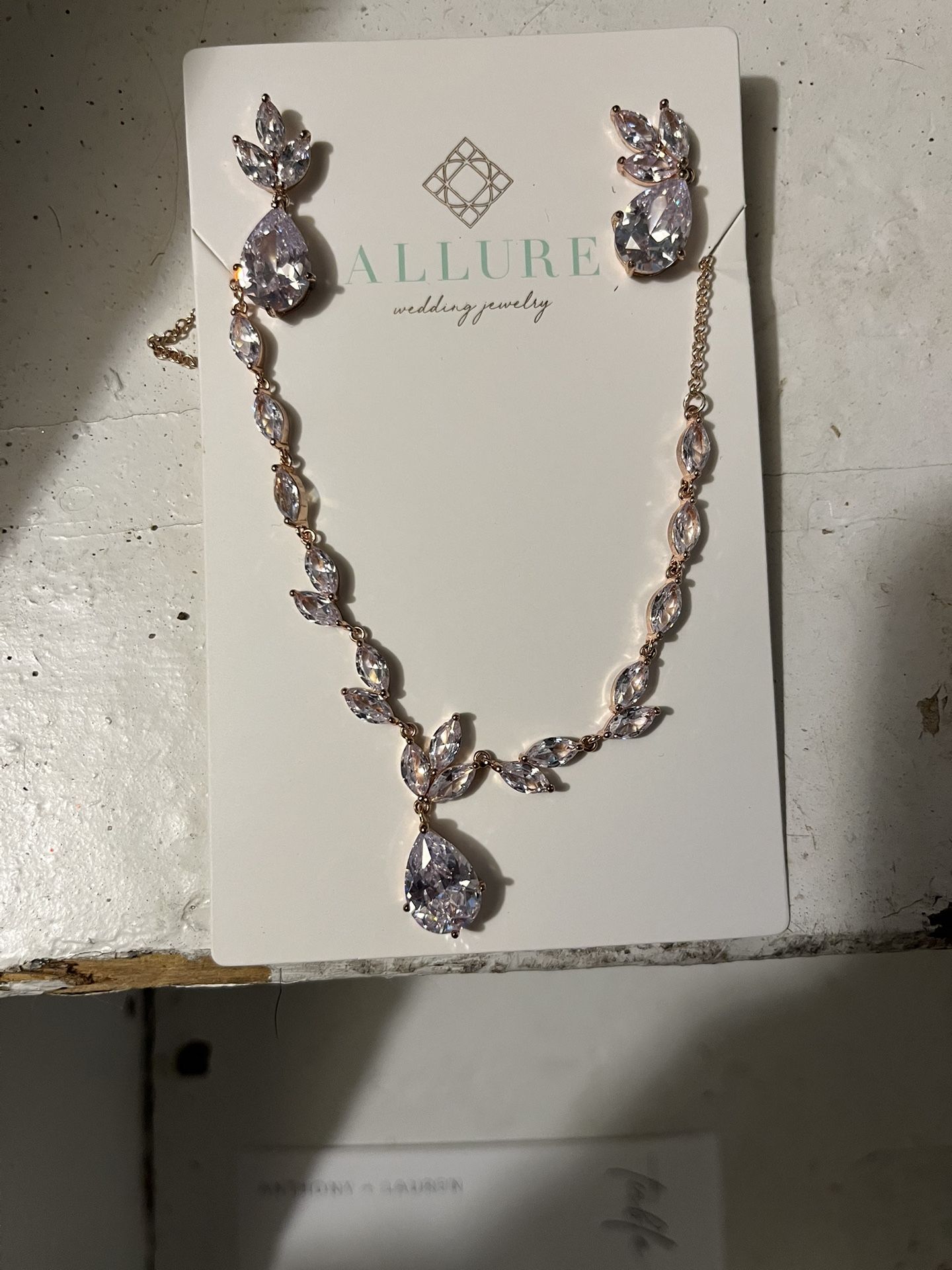 Allure Matching Necklace And Earrings