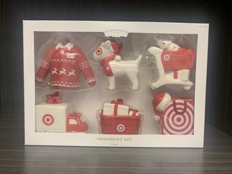 Target Store 6 Christmas Ornaments *PRICE IS FIRM*