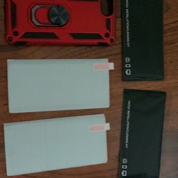 SunStory Compatible for iPhone SE Case 2022/2020, iPhone 7 Case, iPhone 8 Case with Tempered Glass Screen Protector [2 Packs], iPhone SE 2022 Case, iP