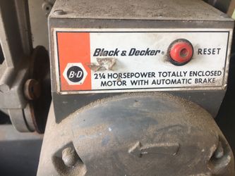 Table SAW Heavy Duty COMMERCIAL BLACK AND DECKER