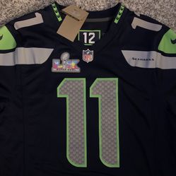 Seattle Seahawks Super Bowl LX Smith-Njigba Jersey  