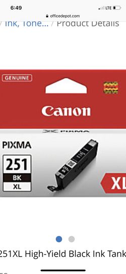 Canon pixma 251 BK XL